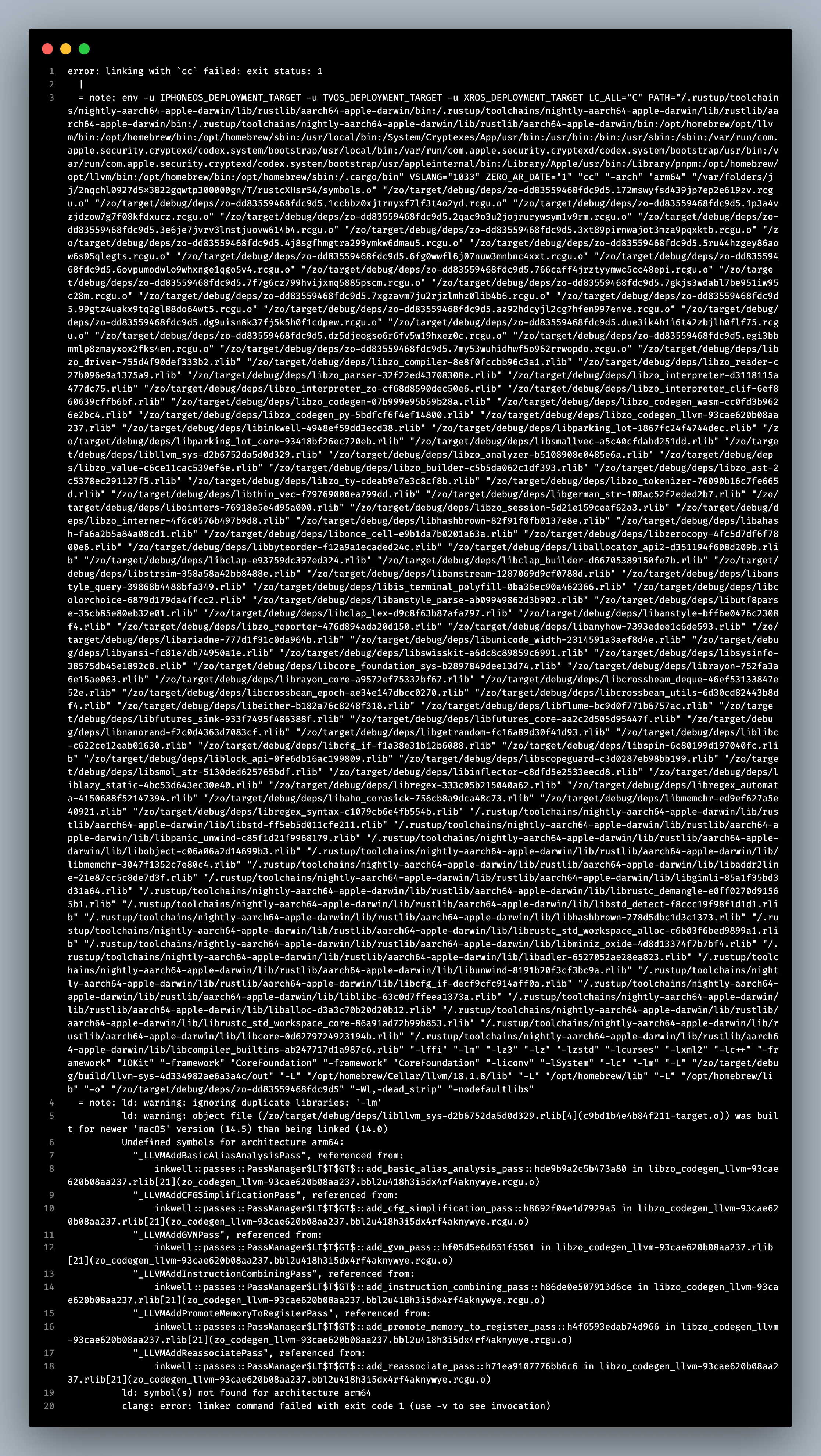 error-codegen-passes-llvm