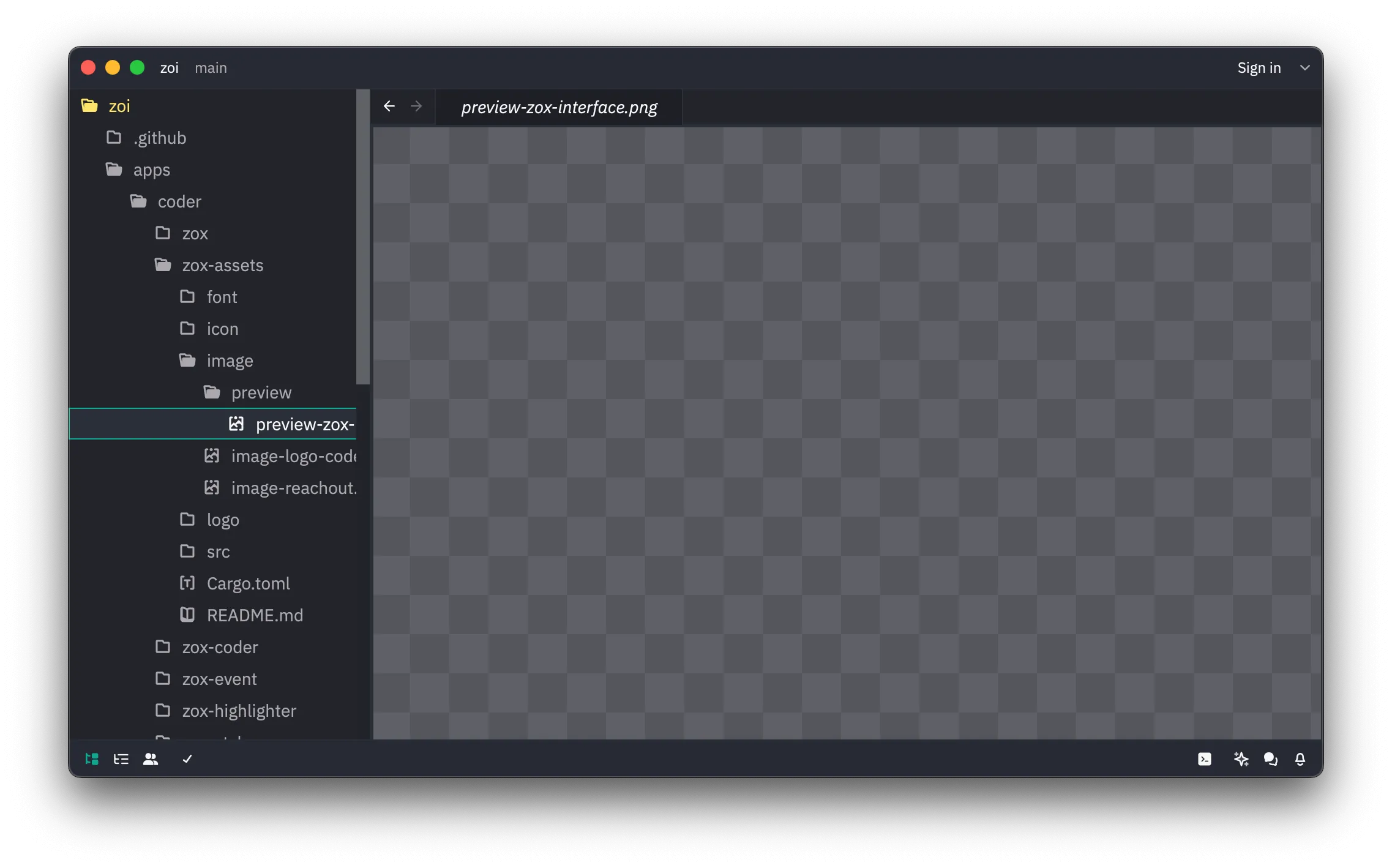 screenshot-zed-preview